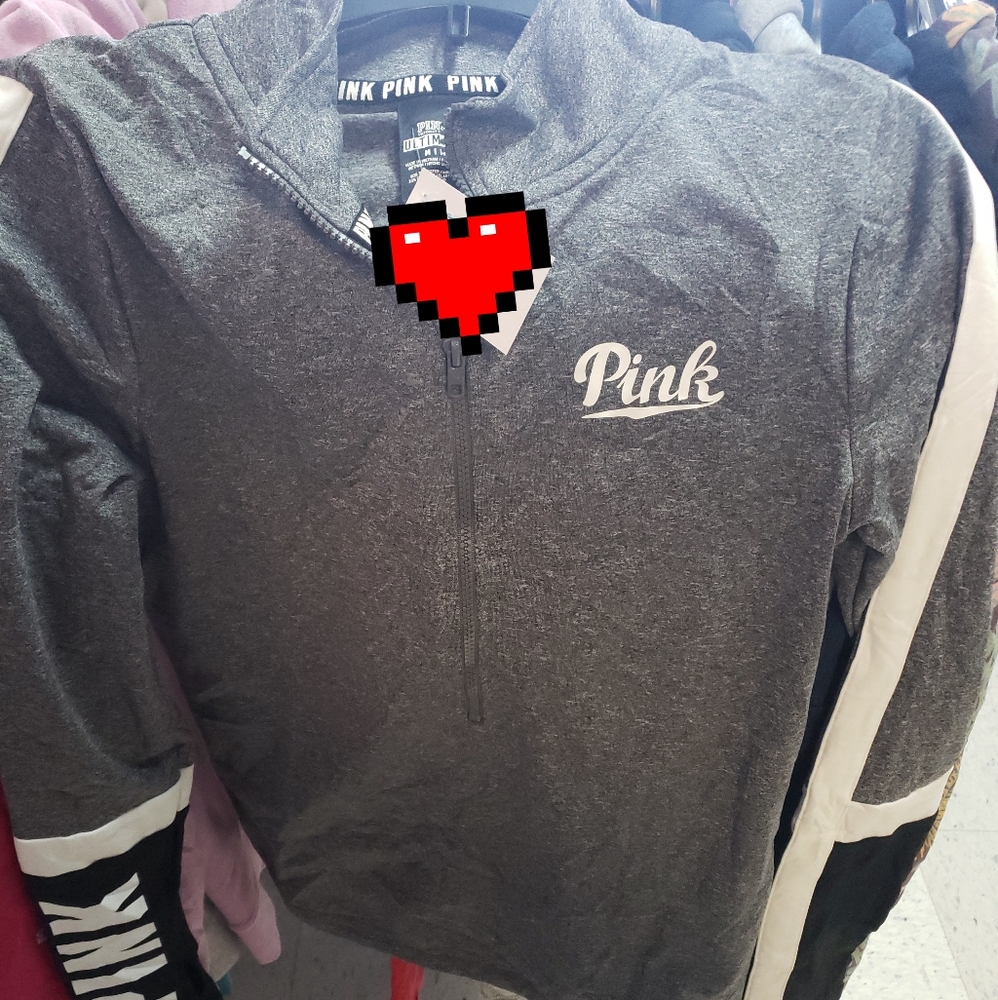 PINK Ultimate Half Zip Sweater